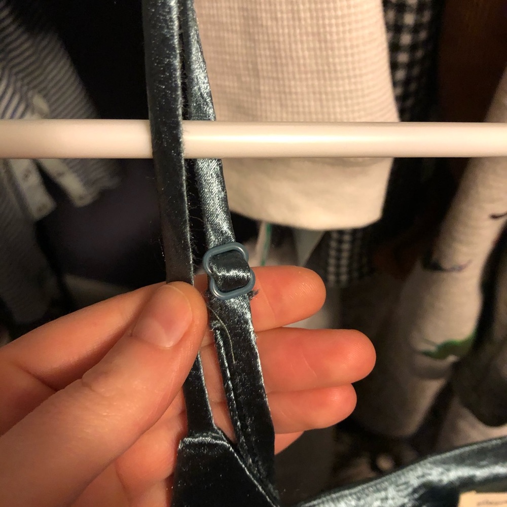 Blue metallic slip dress! - Picture 4 of 5